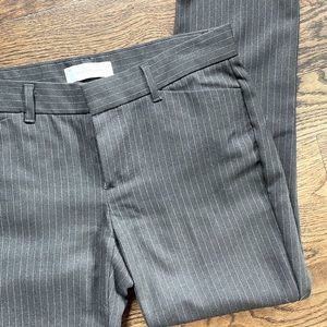 Gap Slim Cropped Pinstripe Slacks